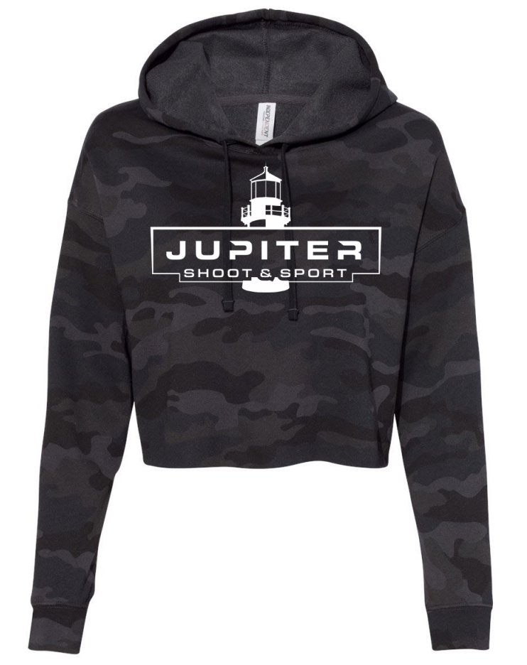 Camo Cropped Hoodie