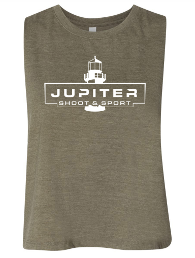 Green Cropped Jupiter Shoot T- Shirt